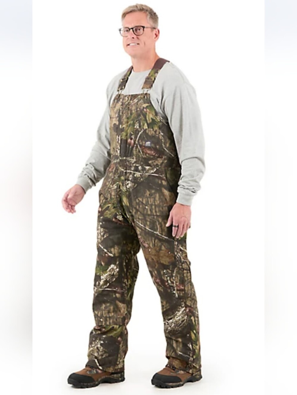 Berne Men's Quilt-Lined Duck Insulated Bib Overalls Size Medium